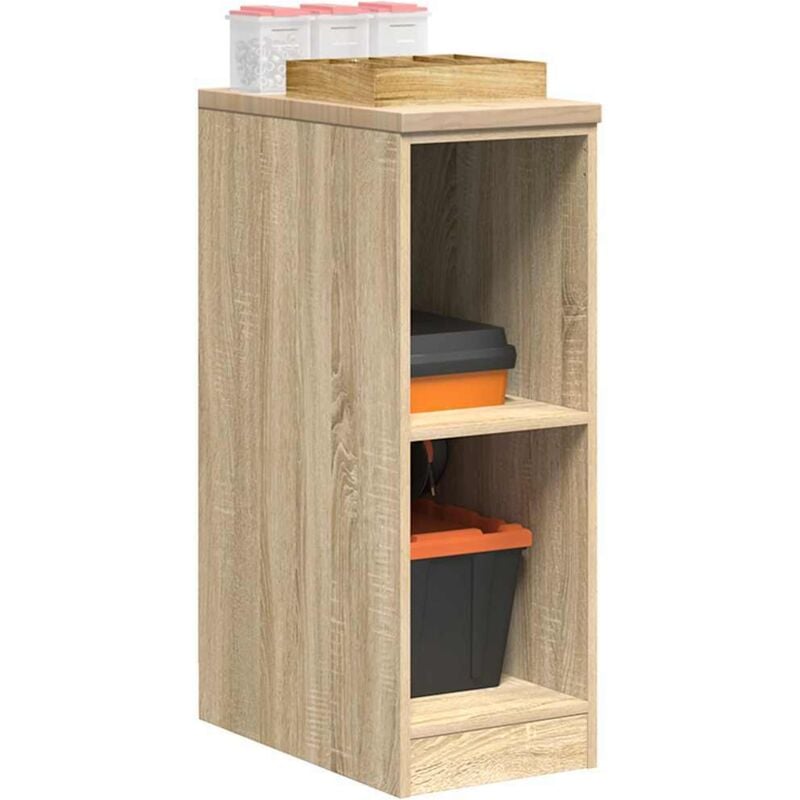 foto del prodotto vidaxl armadietto da garage rovere sonoma 30x51x85 cm