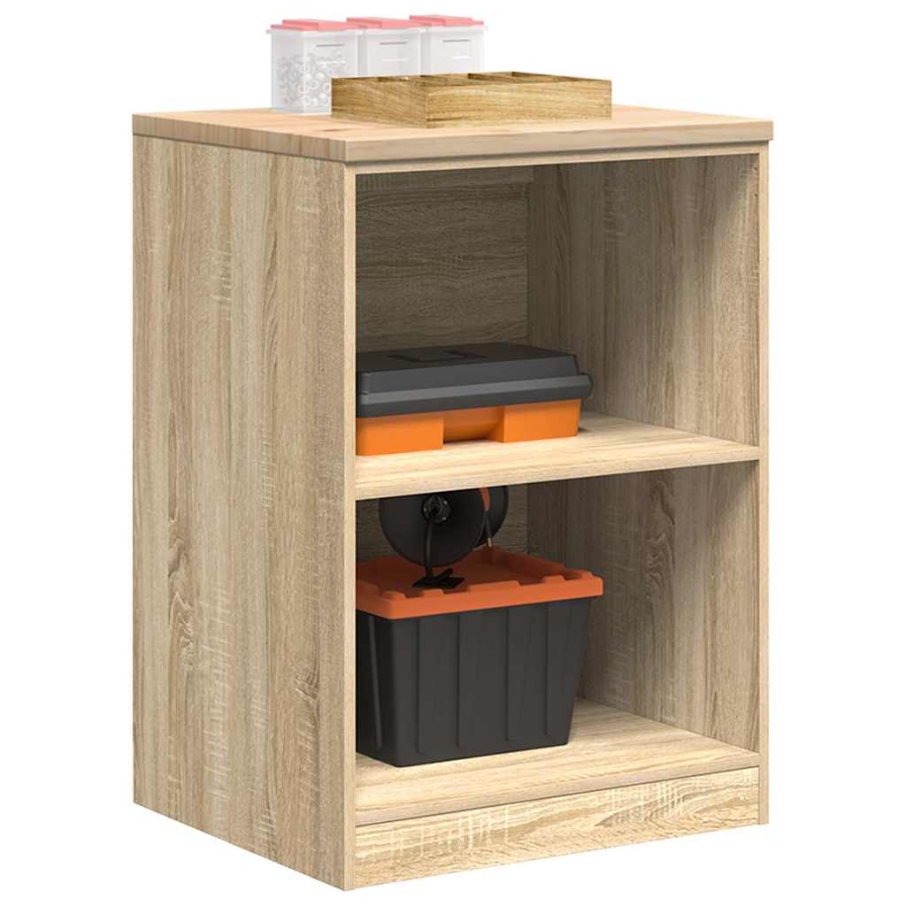 foto del prodotto vidaxl armadietto da garage rovere sonoma 60x51x85 cm