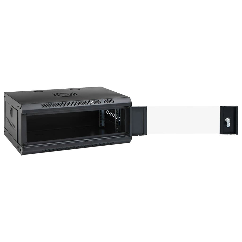 foto del prodotto vidaxl armadietto di rete a parete 4u da 19 ip20 53x40x21 cm