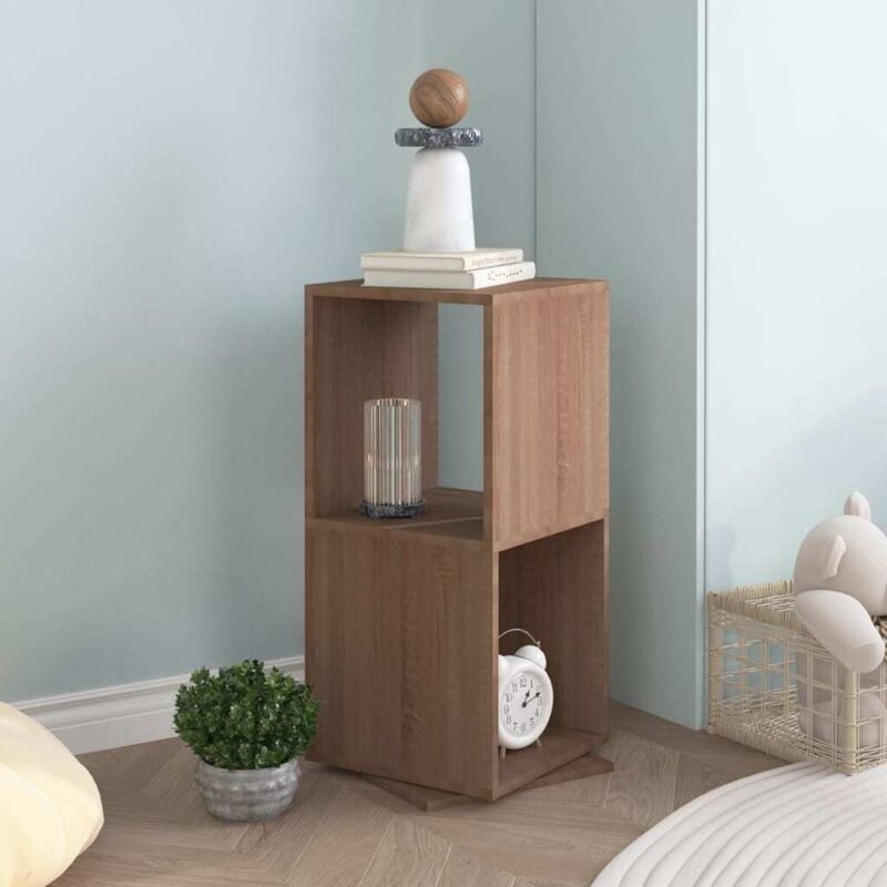 foto del prodotto vidaxl armadietto girevole rovere sonoma 34,5x34,5x75,5 cm truciolato