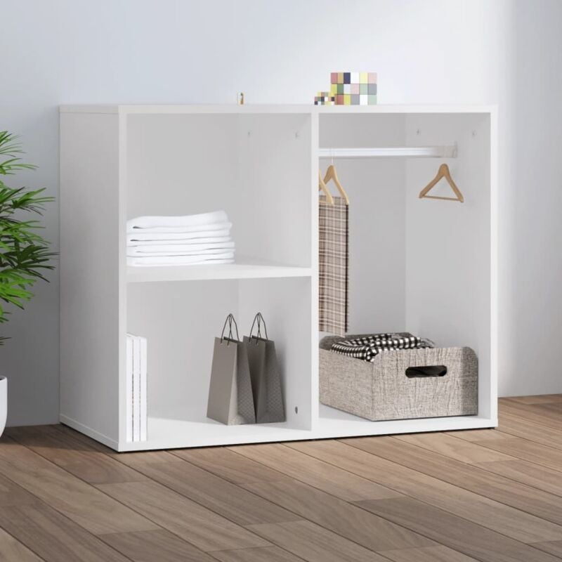 foto del prodotto vidaxl armadietto per cosmetici bianco 80x40x65 cm legno multistrato