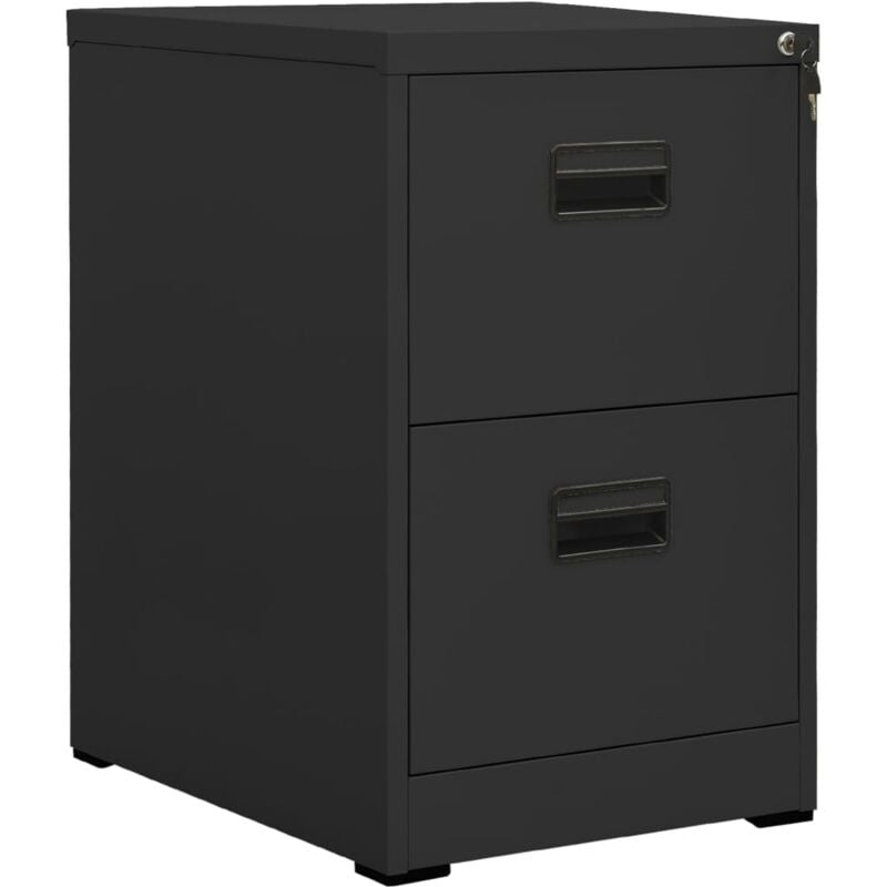 foto del prodotto vidaxl - armadio classificatore antracite 46x62x72,5 cm in acciaio