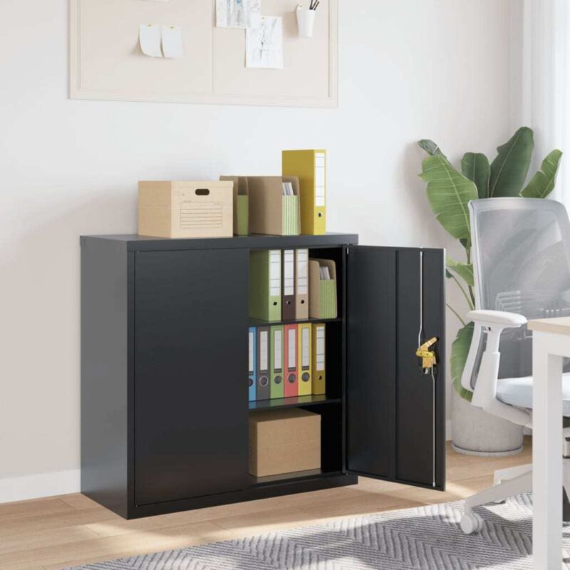 foto del prodotto vidaxl armadio classificatore antracite 90x40x90 cm in acciaio 818051