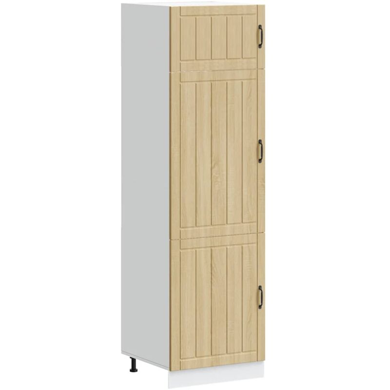 foto del prodotto vidaxl armadio da cucina lucca rovere sonoma in legno multistrato