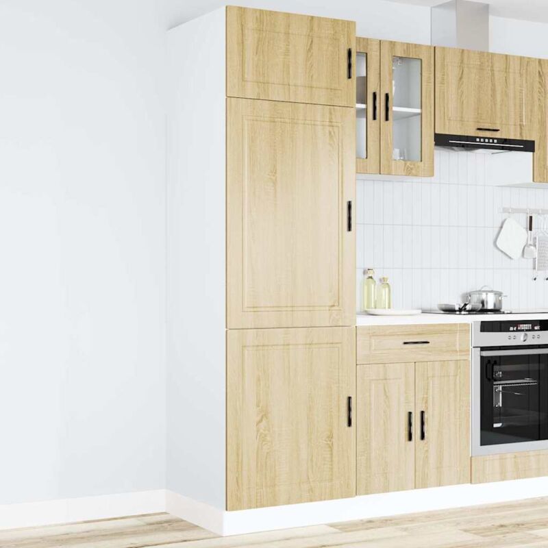 foto del prodotto vidaxl armadio da cucina porto rovere sonoma in legno multistrato