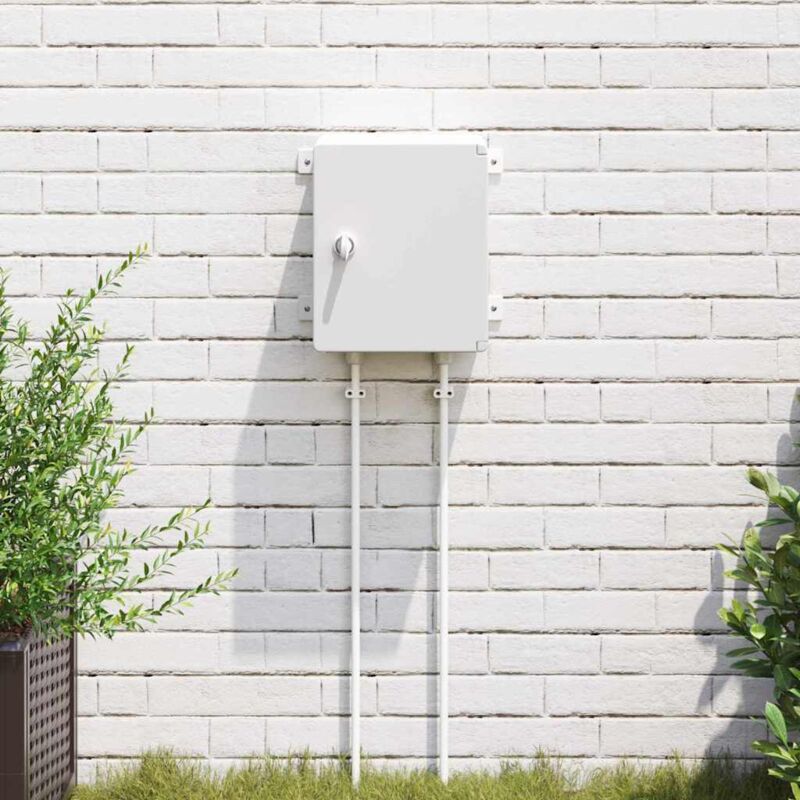 foto del prodotto vidaxl armadio di controllo ip65 impermeabile grigio 25x13x30 cm plastica abs