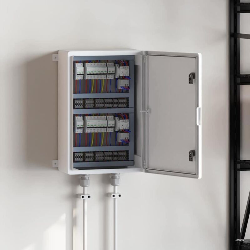 foto del prodotto vidaxl armadio di controllo ip65 impermeabile grigio 40x20x60 cm plastica abs