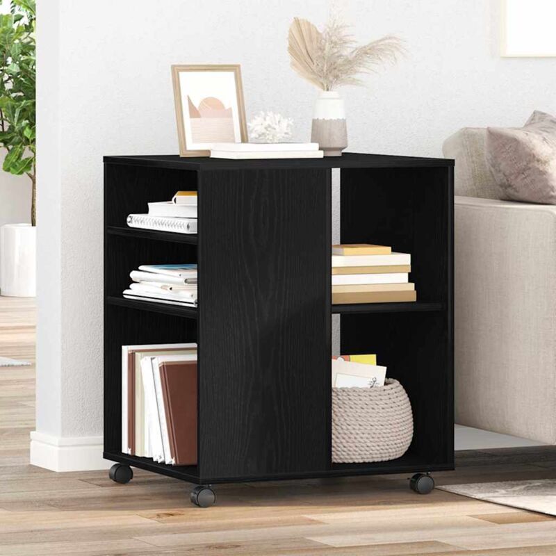 foto del prodotto vidaxl armadio di stoccaggio rovere nero 60x53x72,5 cm legno ingegnerizzato