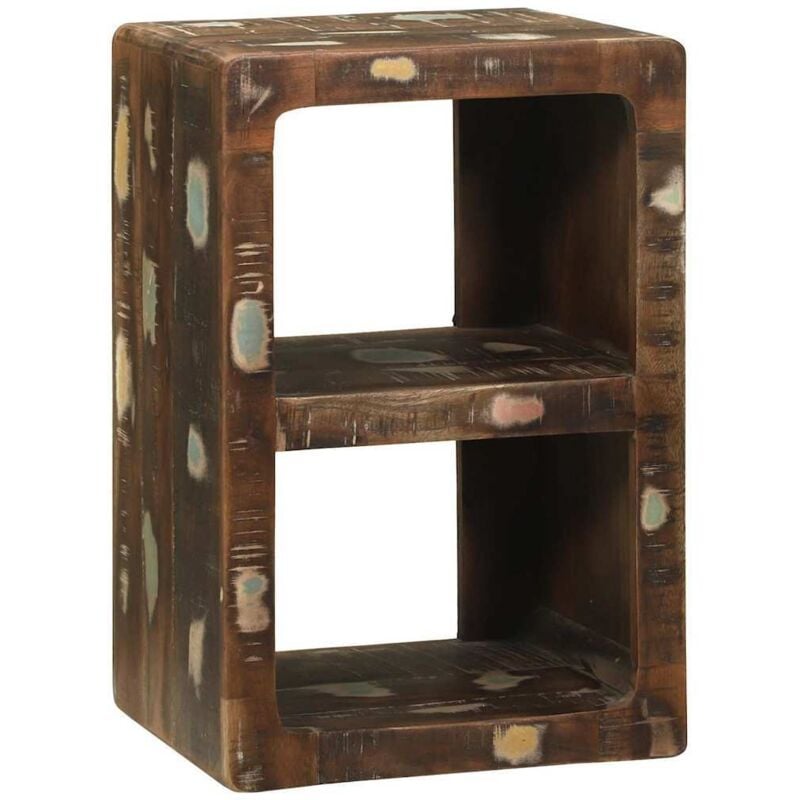 foto del prodotto vidaxl armadio media legno riciclato multicolore legno massello di recupero