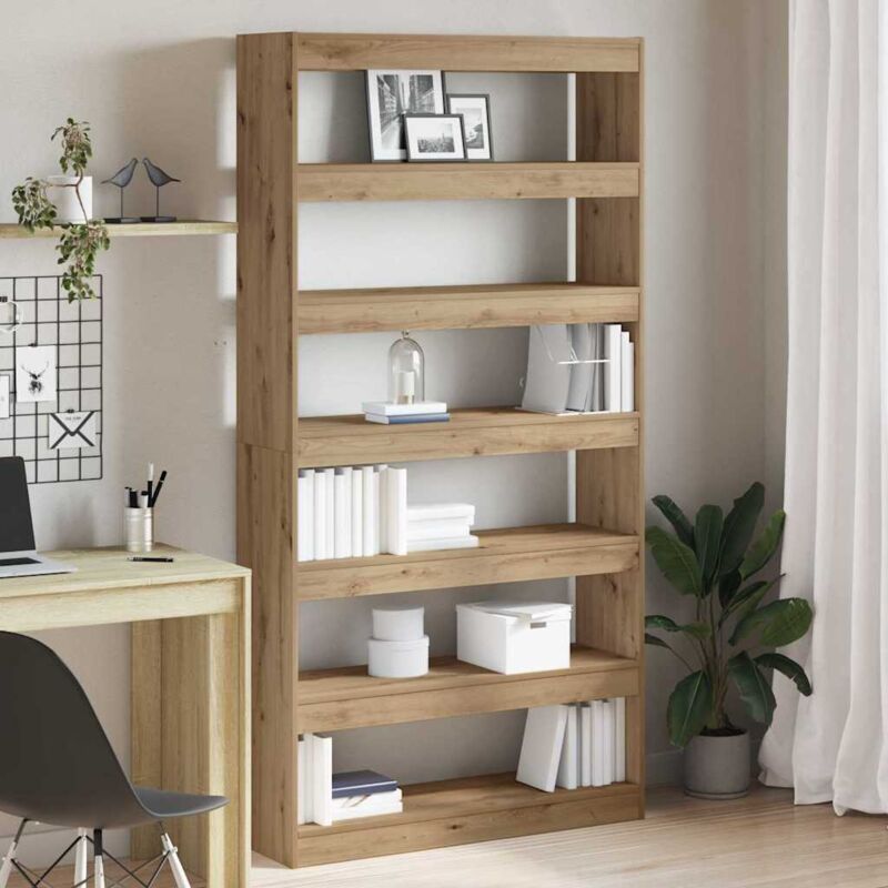 foto del prodotto vidaxl armadio per libri beige 100 x 30 x 198 cm legno multistrato