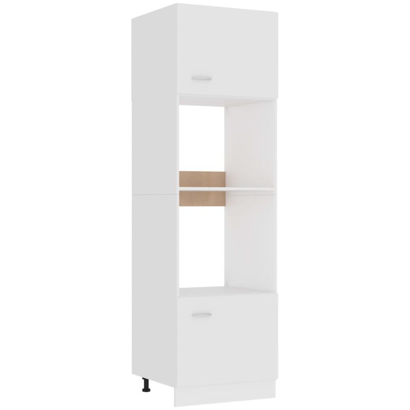 foto del prodotto vidaxl armadio per microonde lyon bianco 60x57x207 cm
