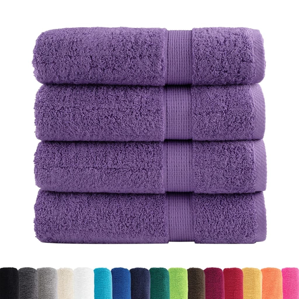 foto del prodotto vidaxl asciugamani da bagno solund 2 pz verdi 100x150 cm 600 g m 