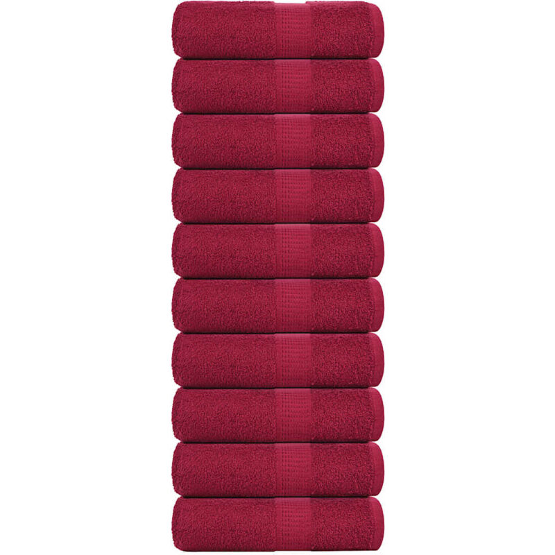 foto del prodotto vidaxl asciugamani per sapone 10 pz bord 30x30cm 360 g m 100 cotone