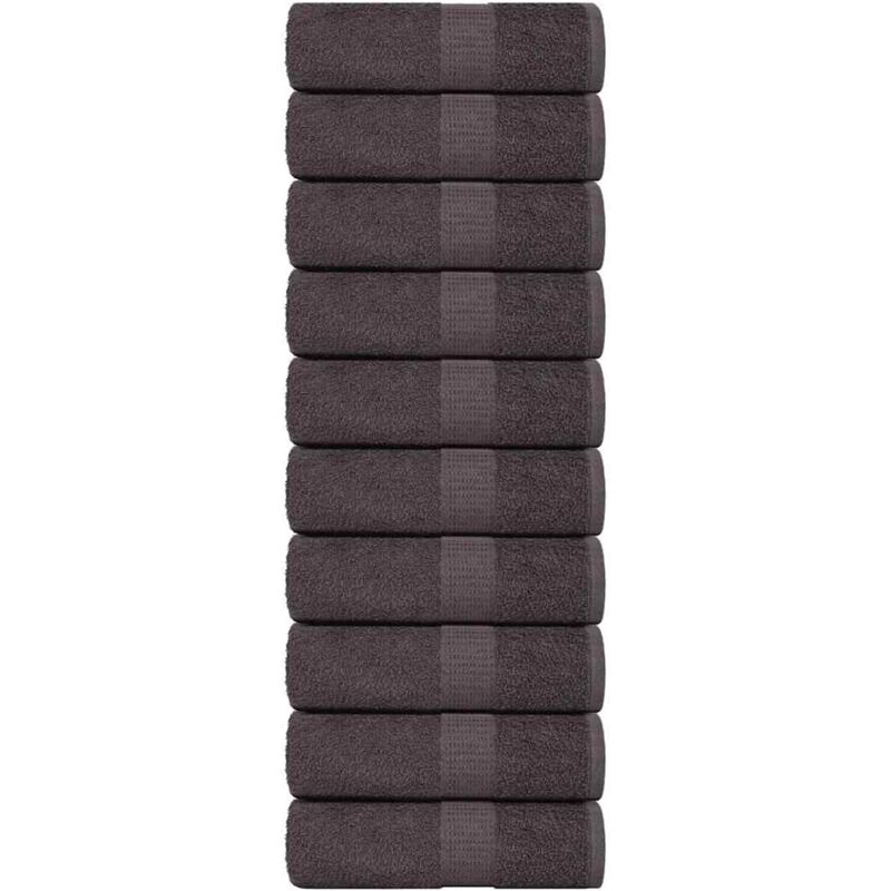 foto del prodotto vidaxl asciugamani per sapone 10pz 30x30cm 360 g m 100 cotone