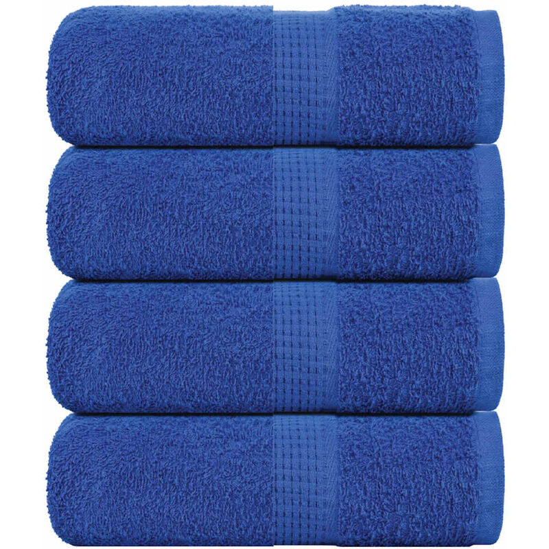 foto del prodotto vidaxl asciugamani per sapone 4 pz blu 30x30 cm 360 g m 100 cotone