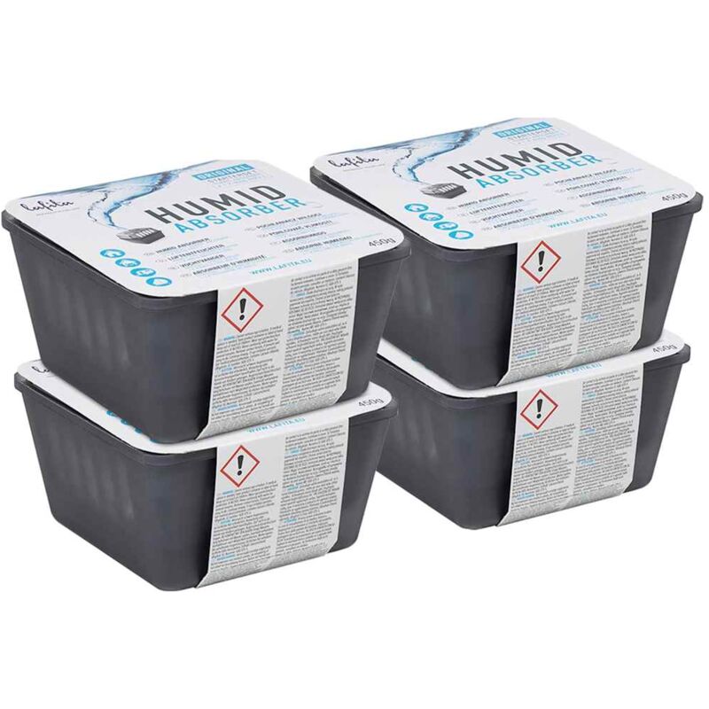 foto del prodotto vidaxl assorbitori di umidit con sacchetti di ricarica 4 pz 450 g