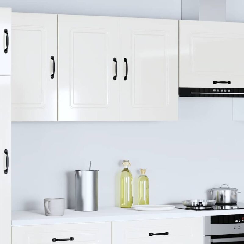 foto del prodotto vidaxl base da cucina kalmar bianco lucido in legno multistrato