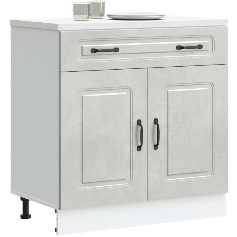 foto del prodotto vidaxl base da cucina kalmar grigio cemento in legno multistrato