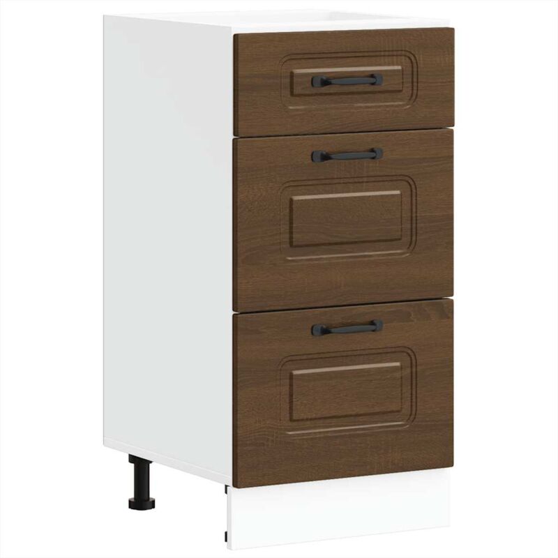foto del prodotto vidaxl base da cucina kalmar rovere marrone in legno multistrato