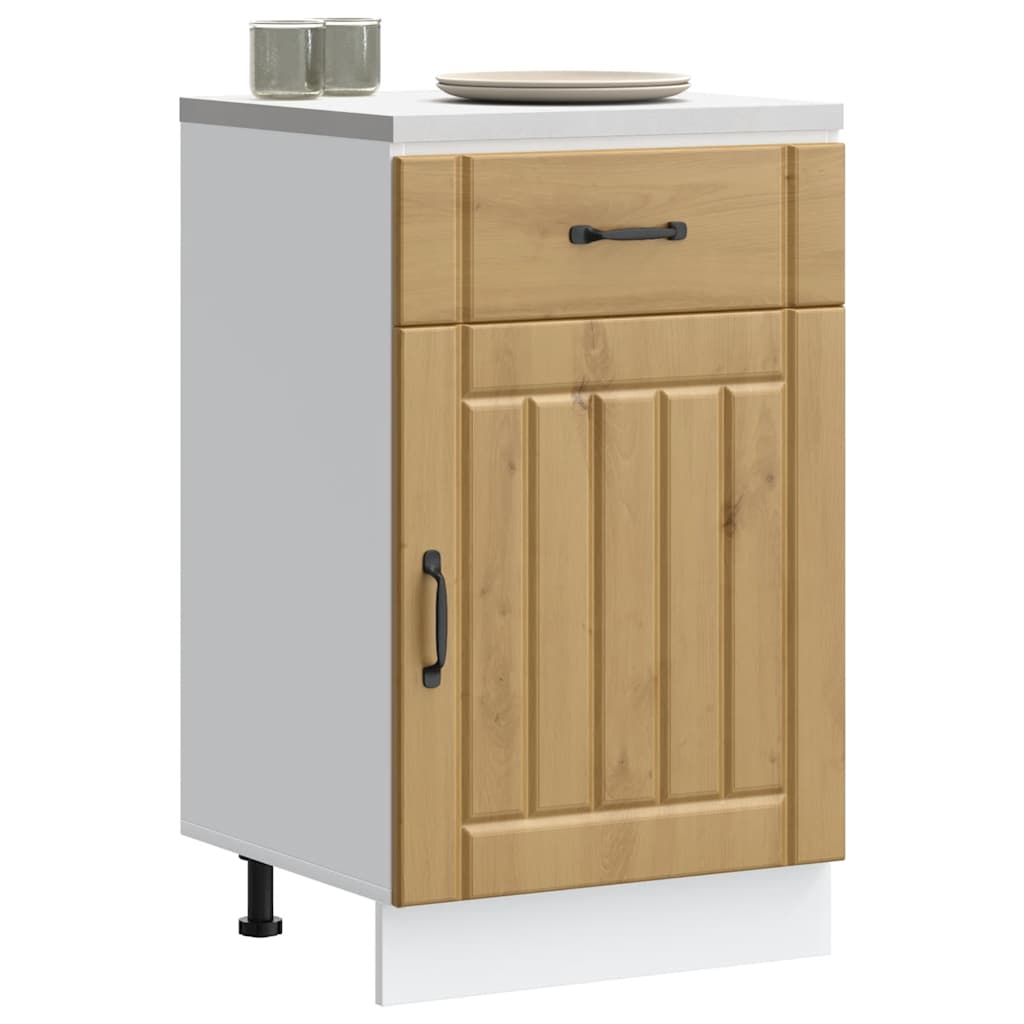 foto del prodotto vidaxl base da cucina lucca rovere artigianale in legno multistrato