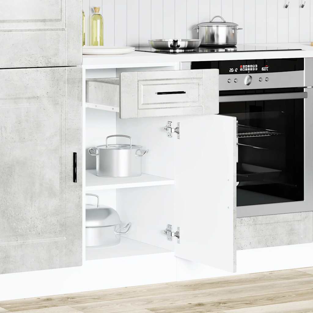 foto del prodotto vidaxl base da cucina porto grigio cemento in legno multistrato