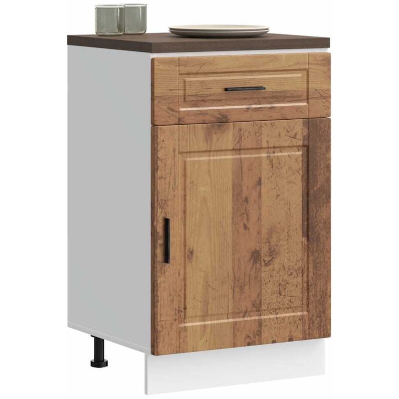 foto del prodotto vidaxl base da cucina porto legno antico in legno multistrato