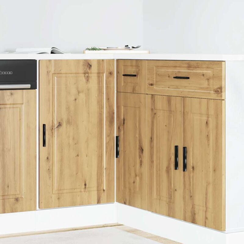 foto del prodotto vidaxl - base da cucina porto rovere artigianale legno multistrato
