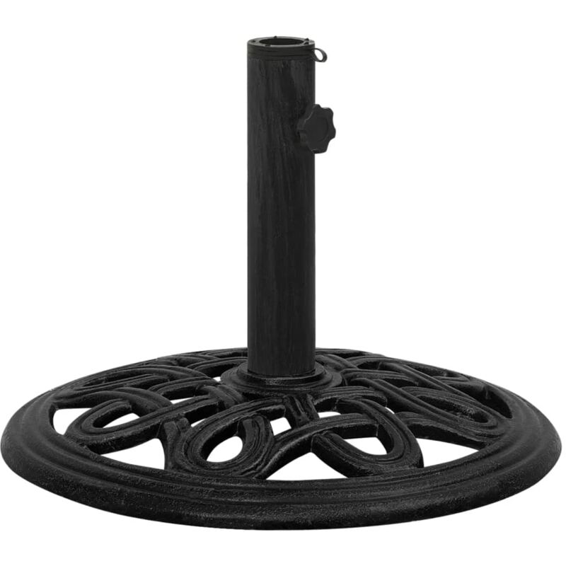 foto del prodotto vidaxl base per ombrellone nera 44x44x32 cm in ghisa 777864