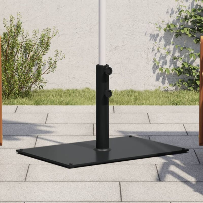 foto del prodotto vidaxl base per ombrellone per pali 32 38 48 mm 15 kg rettangolare