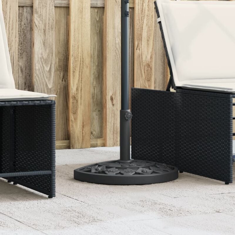 foto del prodotto vidaxl base per ombrellone per pali 38 48 mm 9 kg mezzo tondo