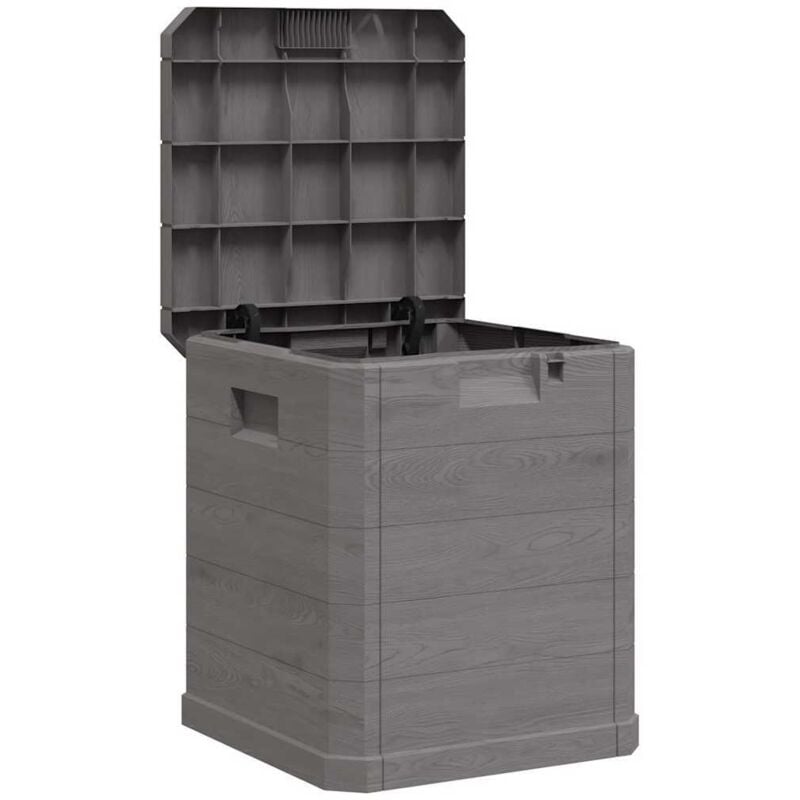 foto del prodotto vidaxl baule da giardino 90 l marrone