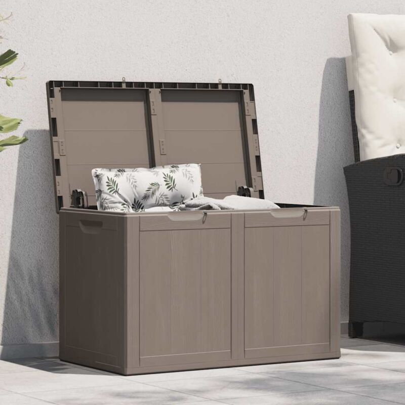 foto del prodotto vidaxl baule da giardino dalla struttura robusta e resistente 180 l vari colori colore marrone
