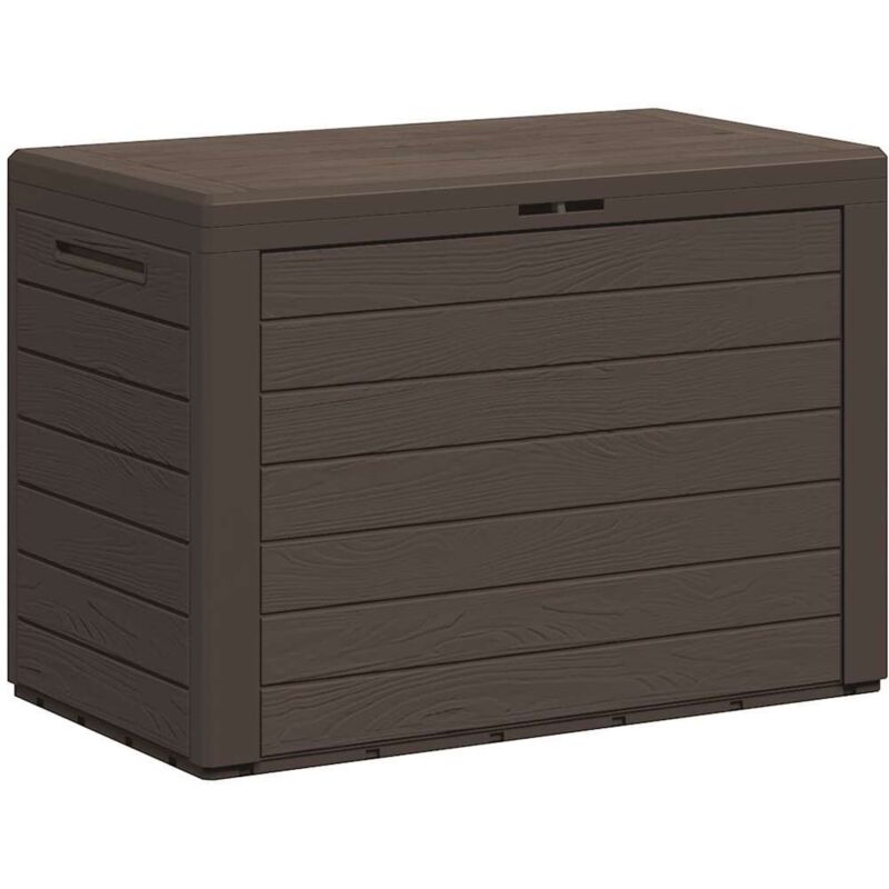 foto del prodotto vidaxl baule da giardino marrone 78x44x55 cm