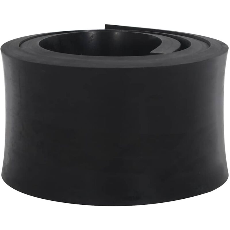 foto del prodotto vidaxl bordo in gomma per spazzaneve nero 180x15x2 cm
