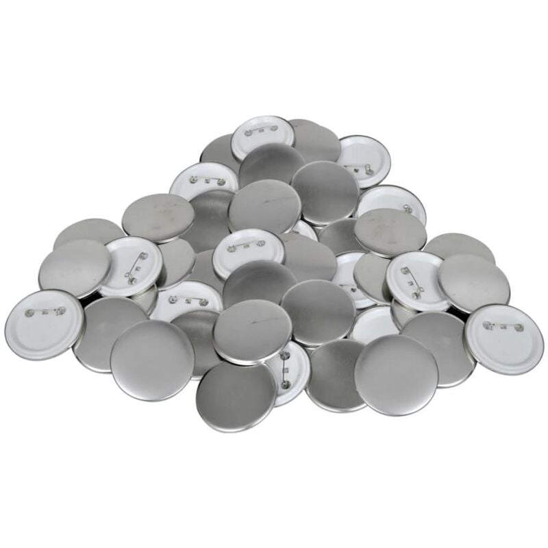 foto del prodotto vidaxl bottoni a spilla in plastica e metallo set 500 pz vari dimensioni dimensioni 25 mm