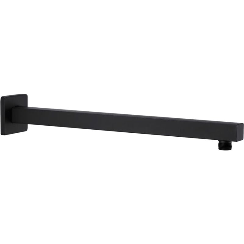 foto del prodotto vidaxl braccio di supporto doccia quadrato in acciaio inox da 40 cm vari colori colore nero