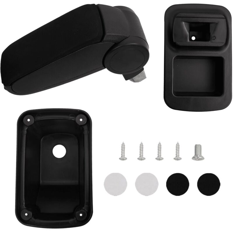 foto del prodotto vidaxl bracciolo per auto nero 14x33x 30 45,5 cm in abs