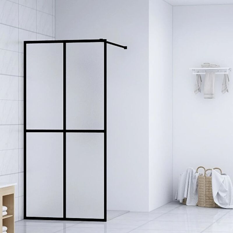 foto del prodotto vidaxl cabina doccia con schermo in vetro temperato glassato 118x190cm