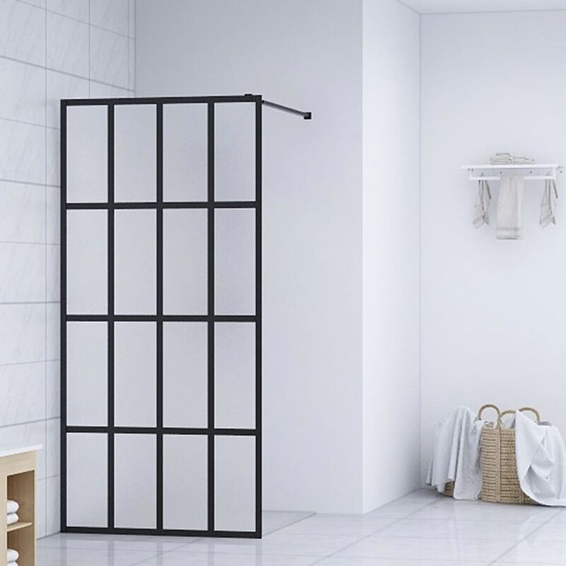 foto del prodotto vidaxl cabina doccia con schermo in vetro temperato glassato 80x195 cm 522691