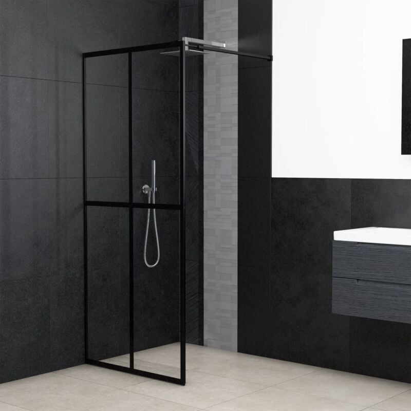 foto del prodotto vidaxl cabina doccia con vetro temperato trasparente 140x195 cm