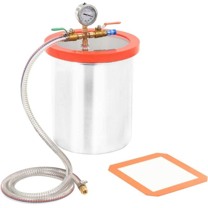 foto del prodotto vidaxl camera a vuoto in acciaio inossidabile 11,42 l