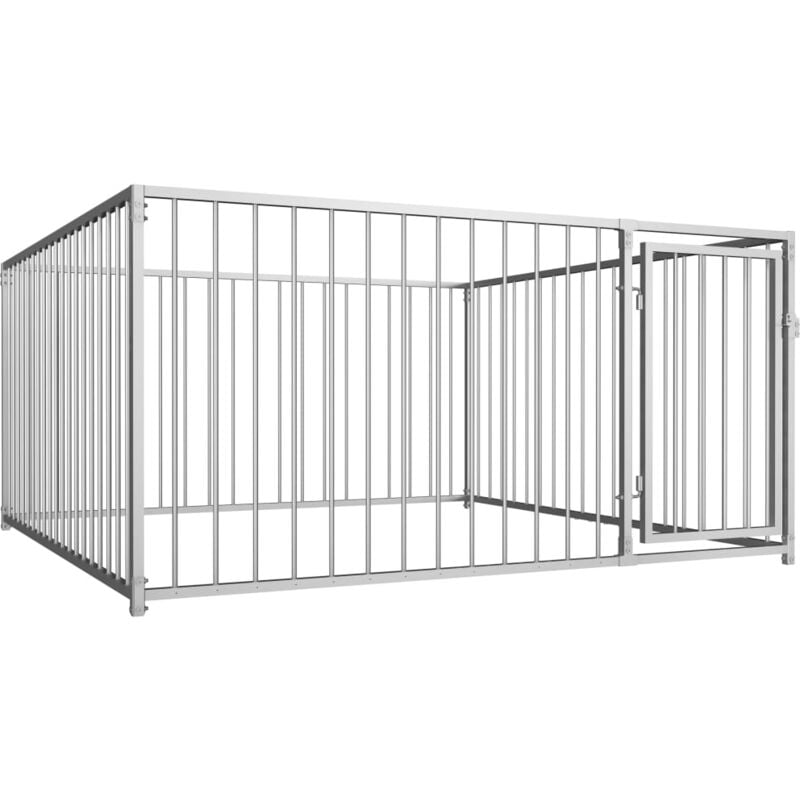 foto del prodotto vidaxl canile da esterno 200x200x100 cm 358668