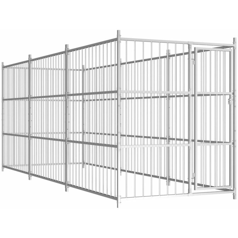 foto del prodotto vidaxl canile da esterno 450x150x185 cm