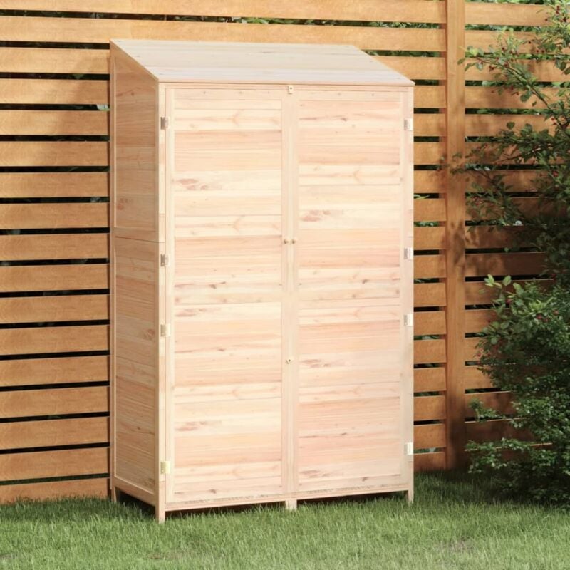 foto del prodotto vidaxl capanno da giardino 102x52x174,5 cm in legno massello di abete