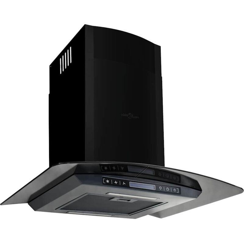 foto del prodotto vidaxl cappa aspirante a muro acciaio inox 756 m h 60 cm nera