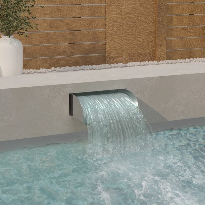 immagine 0 del prodotto vidaxl cascata con led 45x34x14 cm in acciaio inox 304