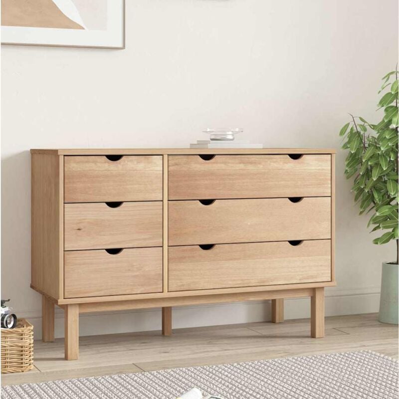 foto del prodotto vidaxl cassettiera otta 111x43x73,5 cm cm in legno massello di pino