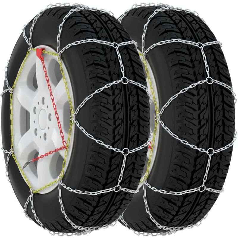 foto del prodotto vidaxl catene da neve per pneumatici 2 pz 16 mm suv 4x4 misura 460