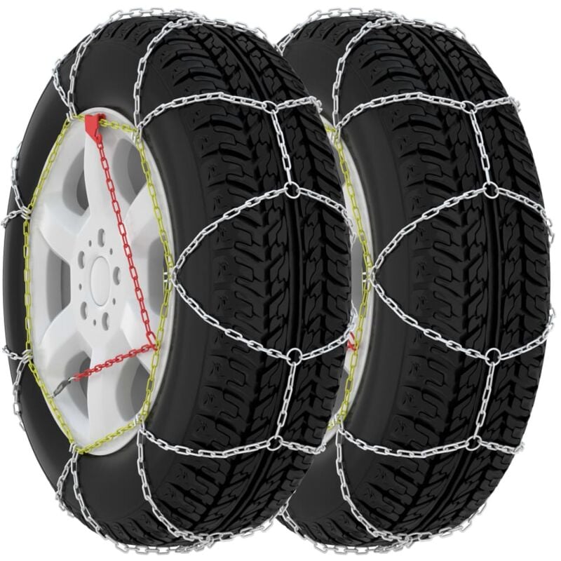 foto del prodotto vidaxl catene da neve per pneumatici 2 pz 9 mm kn80