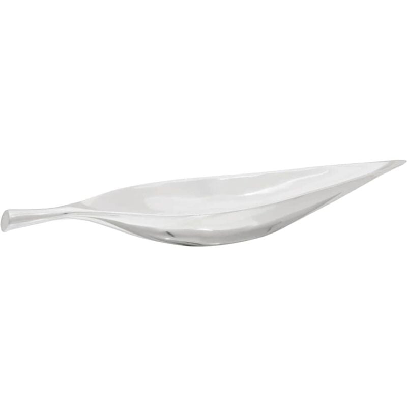 foto del prodotto vidaxl cestino per frutta argento 60x15x8 cm alluminio